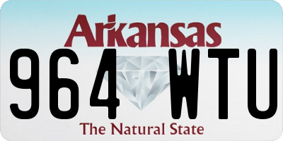 AR license plate 964WTU