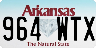 AR license plate 964WTX