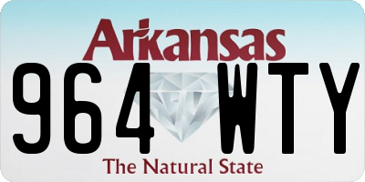 AR license plate 964WTY