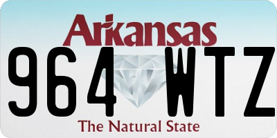 AR license plate 964WTZ