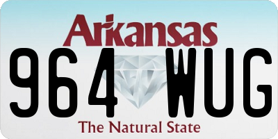 AR license plate 964WUG