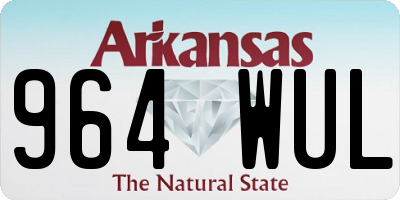AR license plate 964WUL