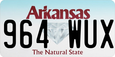 AR license plate 964WUX