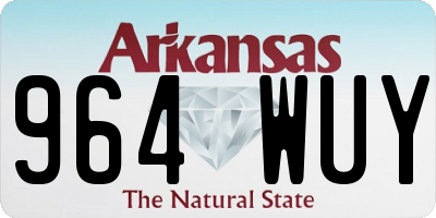 AR license plate 964WUY