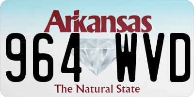 AR license plate 964WVD
