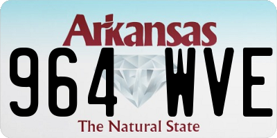 AR license plate 964WVE