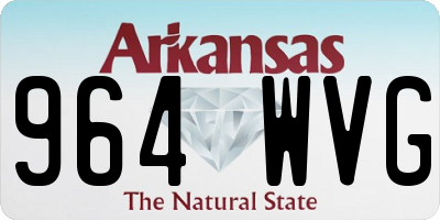 AR license plate 964WVG