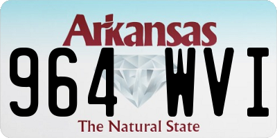 AR license plate 964WVI