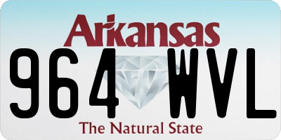 AR license plate 964WVL