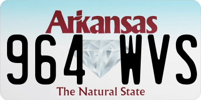 AR license plate 964WVS
