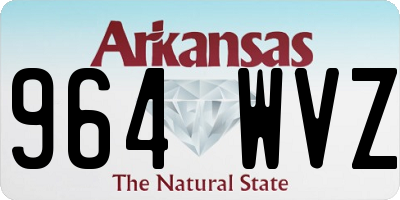 AR license plate 964WVZ