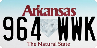 AR license plate 964WWK