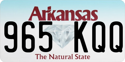 AR license plate 965KQQ