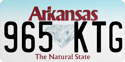 AR license plate 965KTG