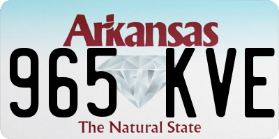 AR license plate 965KVE
