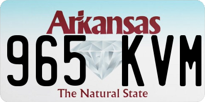 AR license plate 965KVM