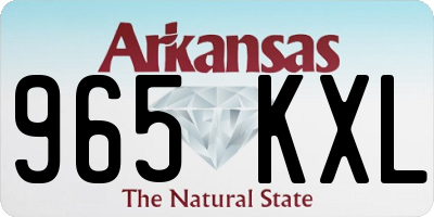 AR license plate 965KXL