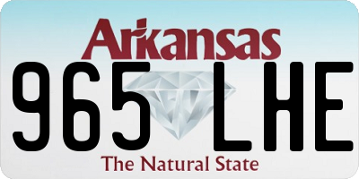 AR license plate 965LHE