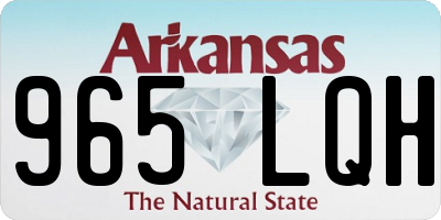 AR license plate 965LQH
