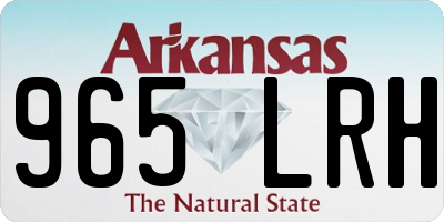 AR license plate 965LRH