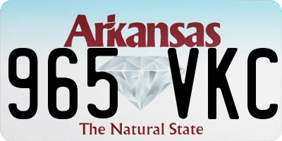 AR license plate 965VKC