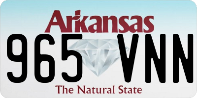 AR license plate 965VNN