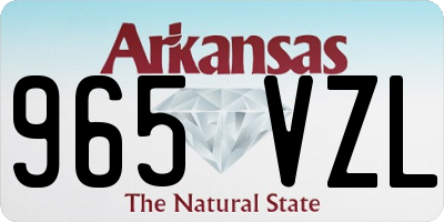 AR license plate 965VZL