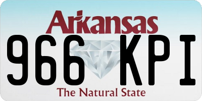 AR license plate 966KPI