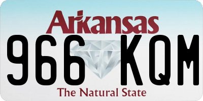 AR license plate 966KQM