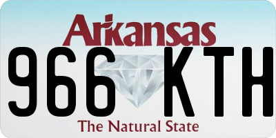 AR license plate 966KTH