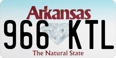 AR license plate 966KTL