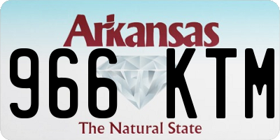 AR license plate 966KTM