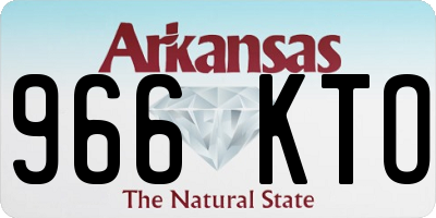 AR license plate 966KTO