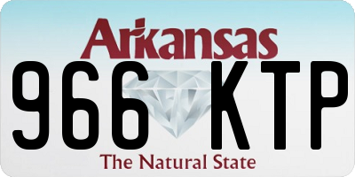 AR license plate 966KTP