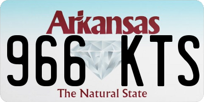 AR license plate 966KTS