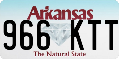 AR license plate 966KTT