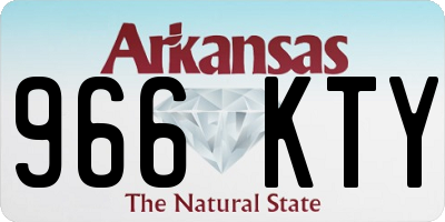 AR license plate 966KTY