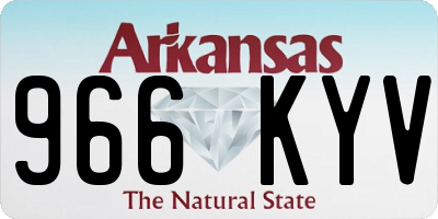 AR license plate 966KYV