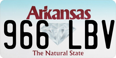 AR license plate 966LBV