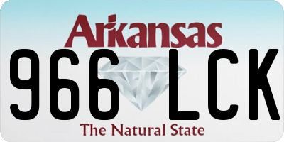 AR license plate 966LCK