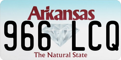 AR license plate 966LCQ