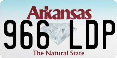 AR license plate 966LDP