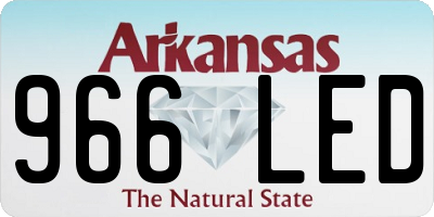AR license plate 966LED