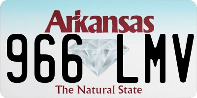 AR license plate 966LMV