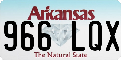 AR license plate 966LQX
