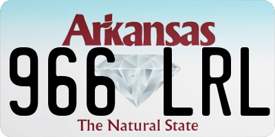 AR license plate 966LRL