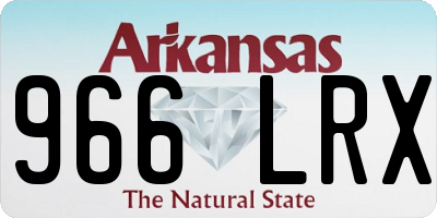 AR license plate 966LRX