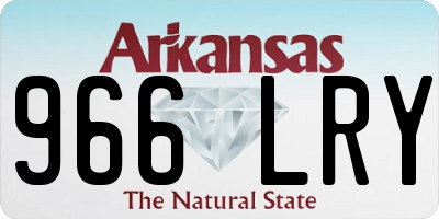 AR license plate 966LRY
