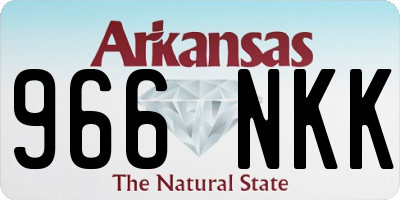 AR license plate 966NKK