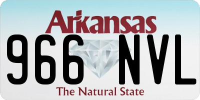 AR license plate 966NVL